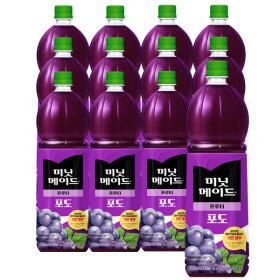 상품 이미지: 미닛메이드 포도 1.5L 12페트 (1박스)