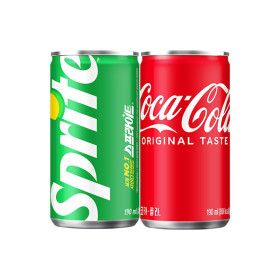 상품 이미지: 코카콜라+스프라이트 190ml 60캔 (각 30캔)