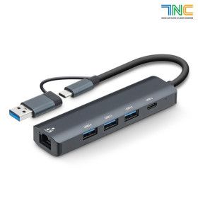상품 이미지: 7NC USB 허브 C타입 멀티 연결 포트 노트북 타입 커넥터 컴퓨터 분배기 NCH-705