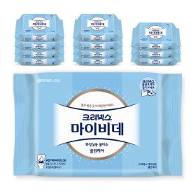 상품 이미지: 크리넥스 마이비데 클린케어 46매 X 12팩 화장실용 비데물티슈