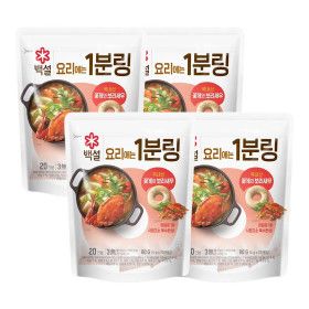 상품 이미지: CJ 1분링 꽃게와 보리새우 80G 4개