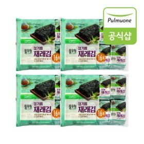 상품 이미지: 풀무원 참기름 도시락 재래김 4g x 16봉 4묶음