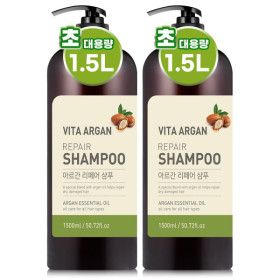 상품 이미지: 비타아르간 리페어 대용량 퍼퓸 샴푸 약산성 1500ml 2개