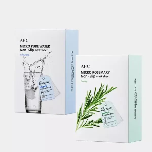 상품 이미지: AHC 마이크로 착붙 마스크 10매 택1(퓨어워터,로즈마리)