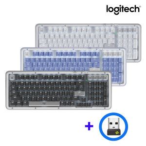 상품 이미지: 로지텍 코리아 ALTO KEYS K98M 무선 블루투스 기계식 키보드 수신기포함 한글 자판