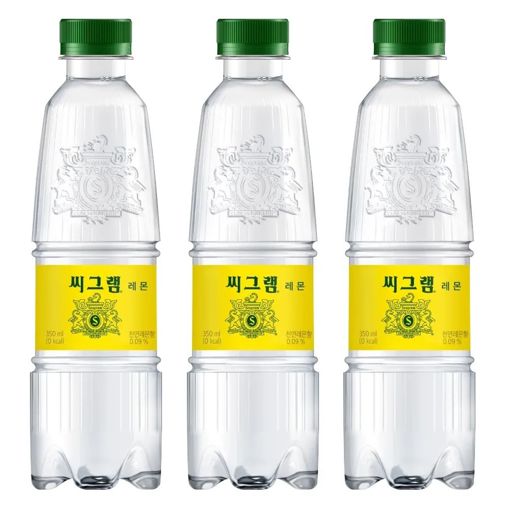 상품 이미지: 씨그램 레몬 350ml x 24개 탄산수