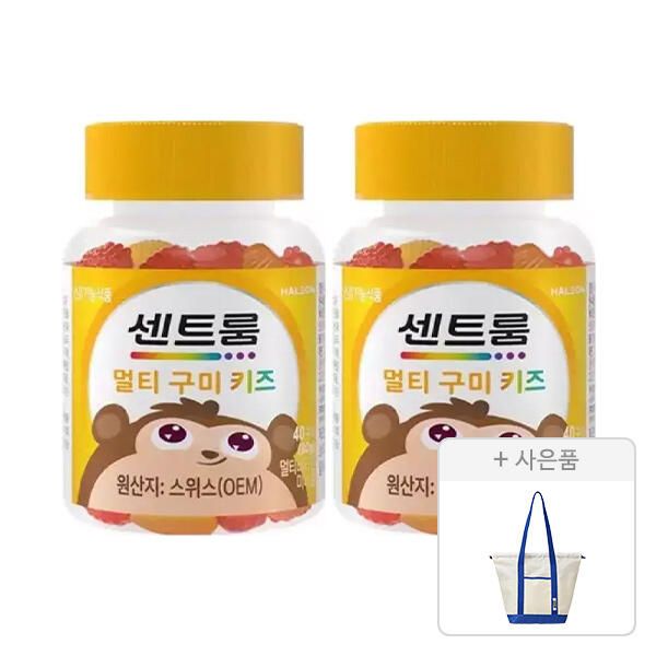 상품 이미지: 센트룸 멀티구미 키즈 40구미, 2개 + 증정(스윔백, 1개)