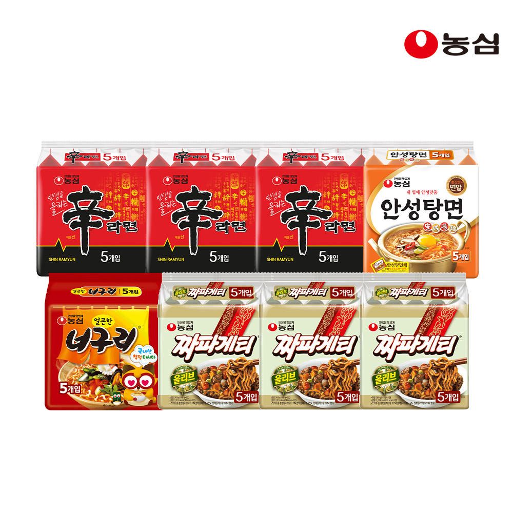 상품 이미지: 농심 신신신안너짜짜짜 40입(신라면15p + 안성탕면5p