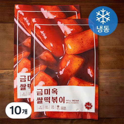 상품 이미지: 금미옥 쌀떡볶이 (냉동), 440g, 10개