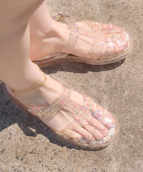 상품 이미지: GLAIR FISHERMAN MULES - CLEAR STAR