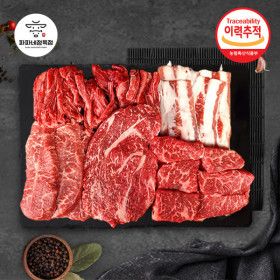 상품 이미지: (신선집중) 배터지는 소고기 모듬 세트 1kg 등심 세트 구성 (무료배송) 소고기모둠