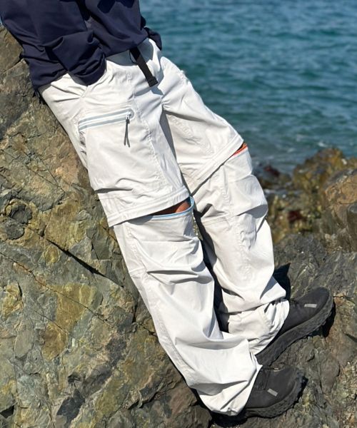 상품 이미지: DECTA 2-WAY CARGO PANTS_LIGHT GRAY