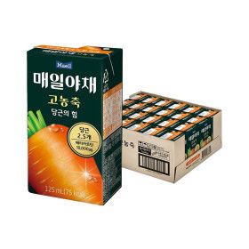 상품 이미지: 매일야채 고농축 당근의힘 125ML 24팩