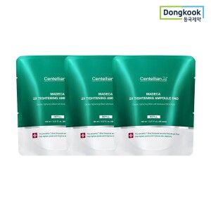 상품 이미지: 마데카 더블 타이트닝 앰플 패드 리필 60매 3개 모공 피부 탄력관리 미백 주름케어 광채 리프팅