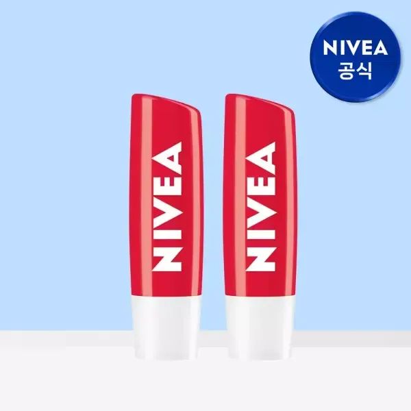 상품 이미지: 니베아 립케어 스트로베리 샤인 4.8g 2개