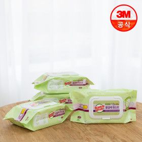 상품 이미지: (적립최종 17 640원) 더블액션 물걸레청소포 30매x4개(120매) 외 3M 베스트 청소용품 모음