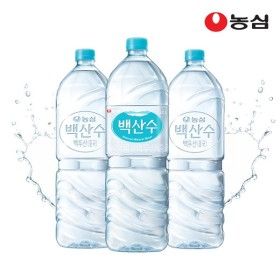 상품 이미지: 백산수 2L 유라벨 6병 + 무라벨 6병