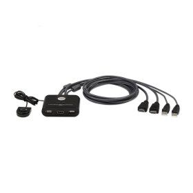 상품 이미지: KVM스위치 HDMI USB 2포트 PC공유기 선택기 셀렉터