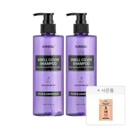 상품 이미지: 쿤달 올데이 스멜커버 청소년 샴푸 플럼앤그레이프프룻 400ml, 2개+증정(청소년 샴푸 리필팩 트로피컬망고 380ml, 1개)