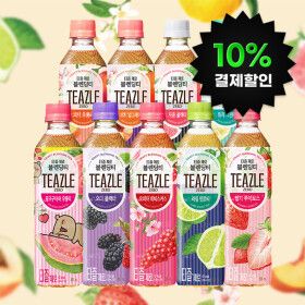 상품 이미지: 티즐 제로 피치우롱티 500ml 20개 10개+10개 외 9종 골라담기 제로칼로리 0칼로리
