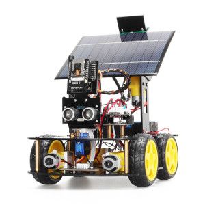 상품 이미지: 아두이노 Arduino Profesional ESP32 Cam 태양광 추적 충전 세트용 프로그래밍 가능한 로봇 자동차 키트 DI