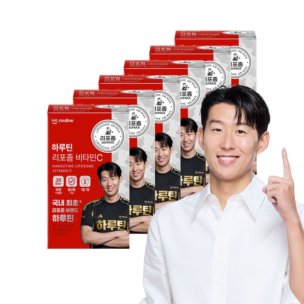 상품 이미지: [손흥민 PICK]  하루틴 리포좀 비타민C 30정, 6개