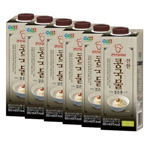 상품 이미지: 정식품 진한 콩국물 검은콩 950ml 6팩