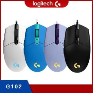 상품 이미지: 로지텍 G102 프로디지 유선 게이밍 마우스 USB A 타입 8000 DPI PC 맥 노트북 액세서리 마우스