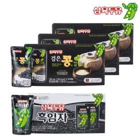 상품 이미지: (삼육두유)검은콩과 칼슘 흑임자 두유 파우치 190ml 80팩