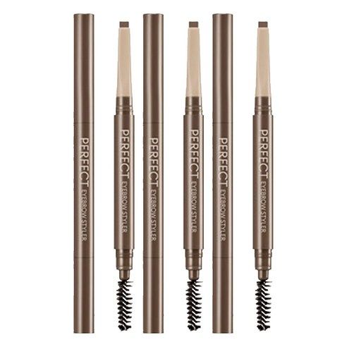 상품 이미지: 미샤 퍼펙트 스타일러 아이브로우 오토펜슬 0.15g, 브라운, 3개