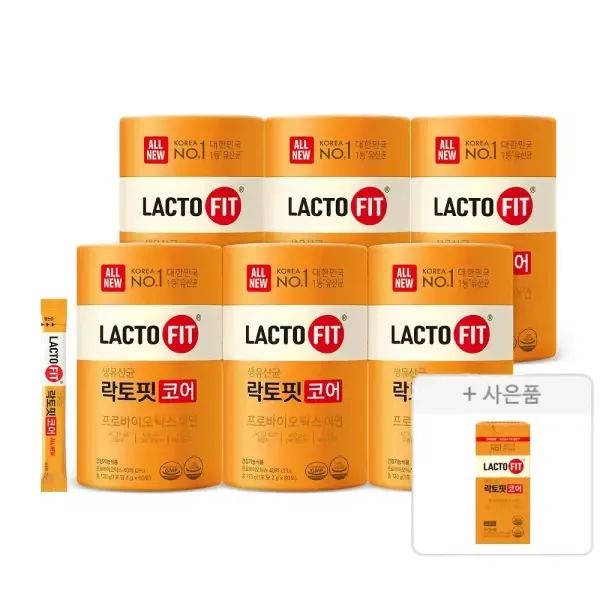 상품 이미지: 종근당건강 공식 락토핏 코어 (ALL NEW) 60포 6통 (360일분)+락토핏코어30포(구모델)