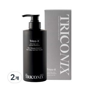 상품 이미지: 1+1 트리코닉스 트리코엑스 안티 헤어 로스 볼륨 샴푸 500ml 2개