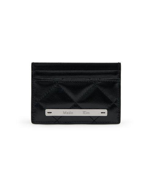 상품 이미지: PUFF QUILT CARD WALLET IN BLACK