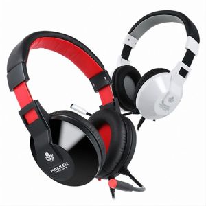 상품 이미지: ABKO HACKER B90 화이트 게이밍 헤드셋 WASD