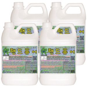 상품 이미지: 핸드퓨어 블루 3.75L 거품타입 손세정제 핸드워시 4개 무료배송