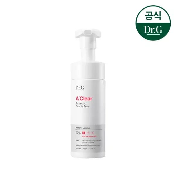 상품 이미지: 닥터지 에이클리어 밸런싱 버블 폼 150mL