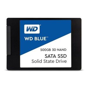 상품 이미지: 웨스턴 디지털 500GB WD 블루 3D NAND 내장 PC SSD - SATA III 6Gb/s 25/7mm 최대 560MB/s WDS500G2B0A