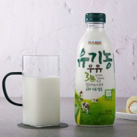 상품 이미지: 파스퇴르 유기농 우유 750ml 3개 무항생제 무농약 무화학비료