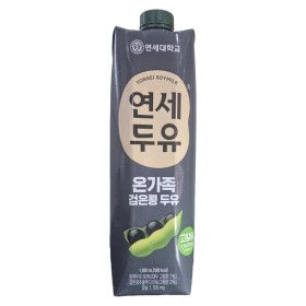상품 이미지: 연세 온가족 검은콩 두유 1L 12입  연세 검은콩 두유 1L 연세대학교 연세대학교