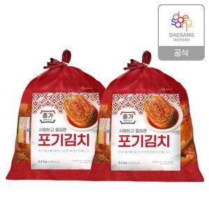 상품 이미지: 종가 중부식 포기김치 10.4kg (5.2kg X 2)