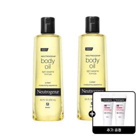 상품 이미지: 뉴트로지나 바디오일 250ml 2개 + 뉴트로지나 시카 에멀젼 15ml 2개 증정