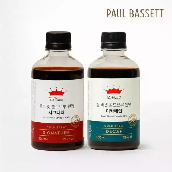 상품 이미지: 폴바셋 콜드브루 에스프레소 원액 2종 300ml 2병
