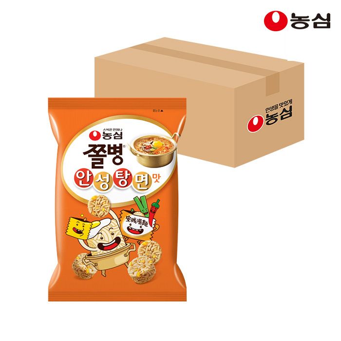상품 이미지: 농심 쫄병스낵 안성탕면맛, 77g, 30개
