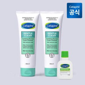 상품 이미지: 세타필 젠틀 클리어 약산성 살리실산 여 드 름 기능성 폼클렌징 124ml 2개+로션 29ml