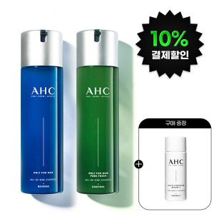 상품 이미지: (10%결제할인) AHC 온리포맨 올인원 에센스 200ml 2종 중 택1 +(증정)프로샷 에센스 20ml 1개