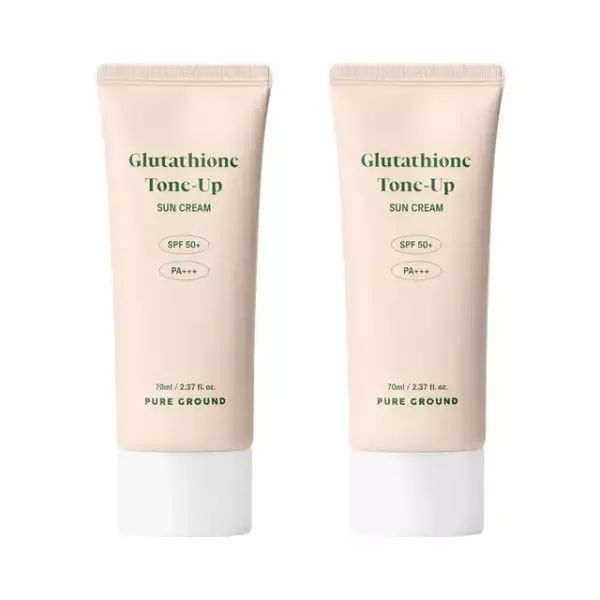 상품 이미지: 퓨어그라운드 글루타치온 톤업 선크림 (SPF50+ PA+++) 70ml 2개