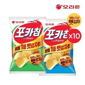 상품 이미지: 오리온 햇감자 포카칩 어니언(66g)x10+오리지널x10