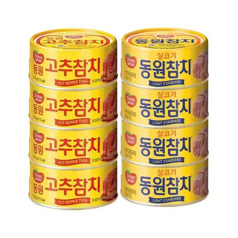 상품 이미지: 동원참치 살코기 135gX2+고추 135gX2총4캔