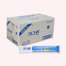 상품 이미지: 휴대용 가그린 스틱 오리지날(10ml) 200포 일회용 구강청결제 음식점 업소 비치용 가글