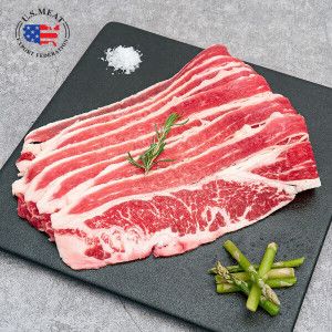 상품 이미지: (신선집중) 빽패커 미국산 프리미엄 우삼겹 구이용 샤브용 250g x 8팩 (총2kg)